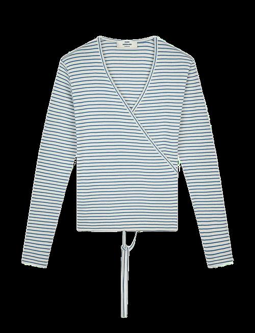 Mads Nørgaard | 2X2 Cotton Stripe Susi Ls Top | XL