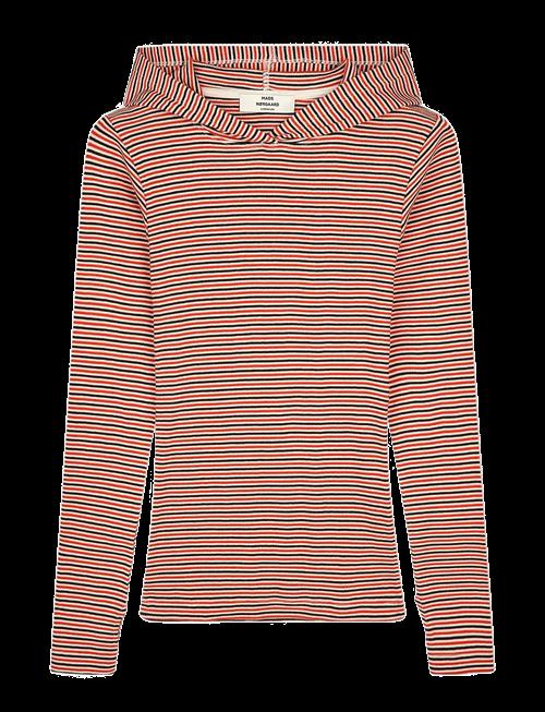 Mads Nørgaard | 2X2 Cotton Stripe Tutti Hood | M
