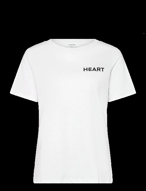 Coster Copenhagen | Tee With Heart Embroidery | XXL