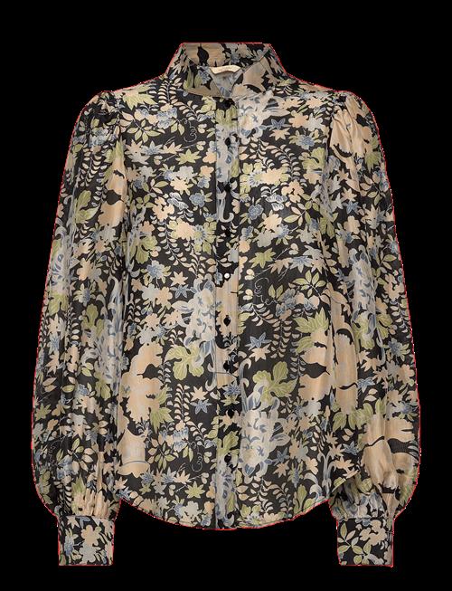 by Ti Mo | Striped Organza Blouse** | M