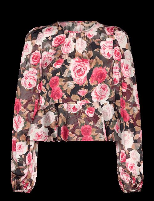 by Ti Mo | Satin Flounce Top | M