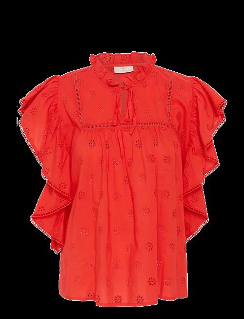 Kaffe | Kafiona Frill Top | 46