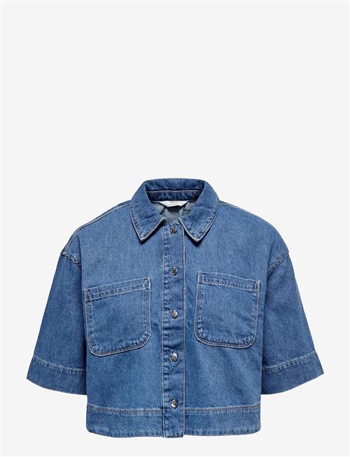 ONLY | Onlcleo Life Ss Crop Dnm Shirt Pim Noos | L