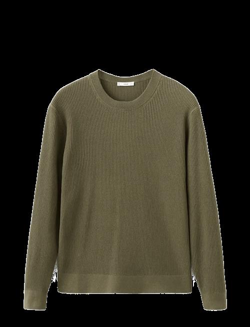 Mango | Fine Rib-Knit Cotton Sweater | XL