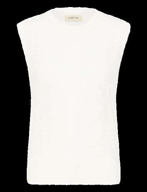 Cream | Croluki Knit Slipover | XXL