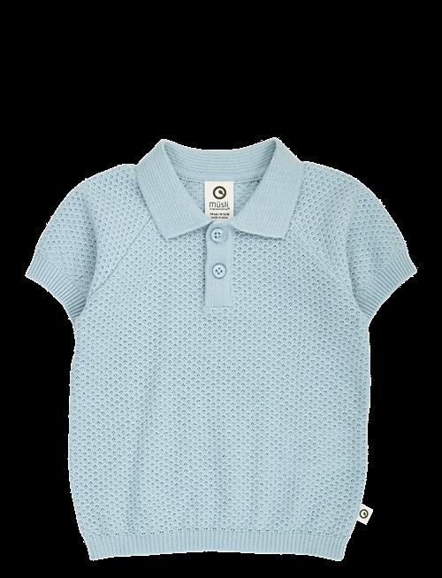 Müsli | Sea Knit S/S Polo T Baby | 80