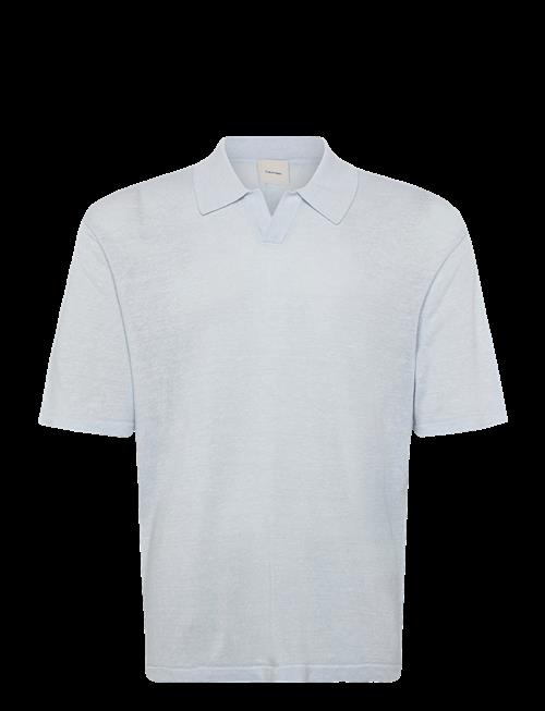 Calvin Klein | Ss Linen Blnd Johnny Swtr 12Gg | XXL