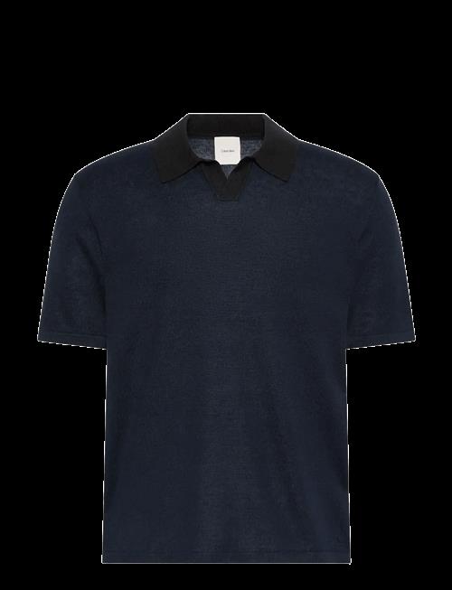 Calvin Klein | Ss Linen Blnd Johnny Swtr 12Gg | XL