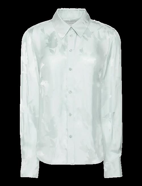 Calvin Klein | Viscose Jacquard Slim Shirt | XS
