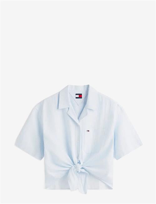 Tommy Jeans | Tjw Tie Front Linen Shirt | M