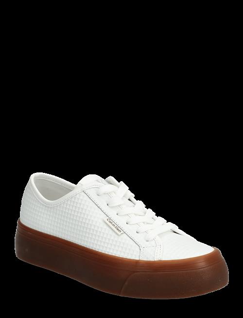 Calvin Klein | Vulc Flatf Lace Up Text Lth | 38