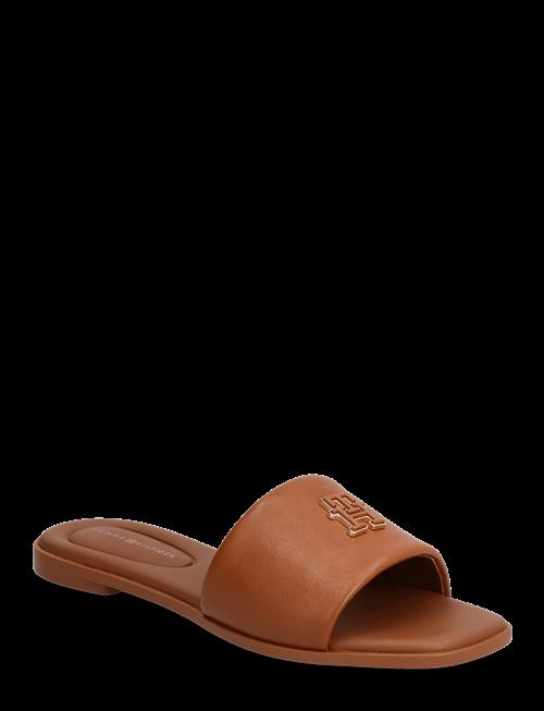 Tommy Hilfiger | Th Logo Hardware Leather Mule | 36