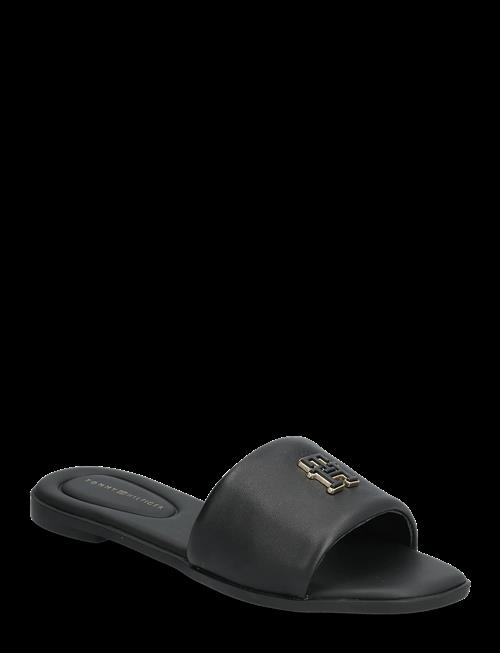 Tommy Hilfiger | Th Logo Hardware Leather Mule | 39