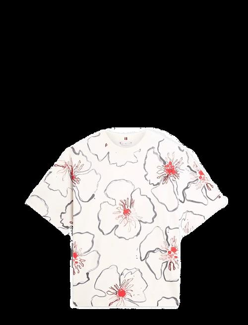 Tommy Hilfiger | Flower Graphic Rlx C-Nk Ss Tee | XS