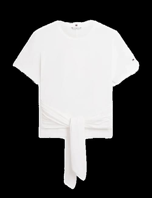 Tommy Hilfiger | Co Slub Knot Ss Tee | L