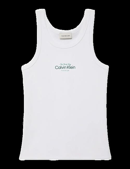 Calvin Klein Jeans | Contour 2X2 Rib Graphic Tank | S