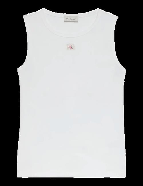 Calvin Klein Jeans | Sl Woven Label 2X2 Baby Rib Cuto | XS