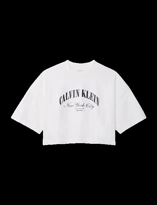 Calvin Klein Jeans | Ss Cropped Boxy Heritage Crest L | L