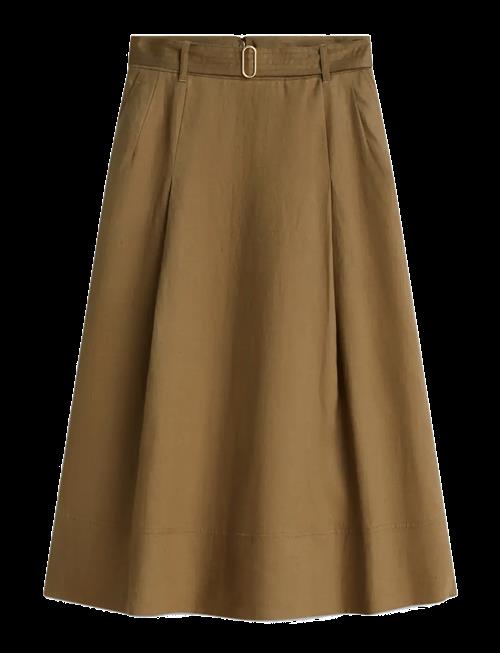 Tommy Hilfiger | Linen Utility Midi Skirt | 34