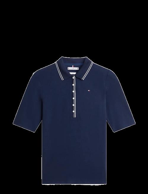 Tommy Hilfiger | Lyocell Tipping Slim 1/2Slv Polo | XS