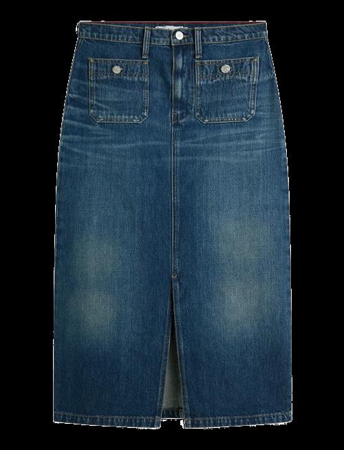 Tommy Hilfiger | Dnm Nate Midi Straight Skirt Hw | 42