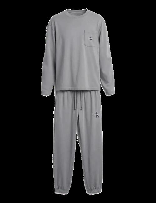 Calvin Klein | Monogram L/S Jogger Set | L