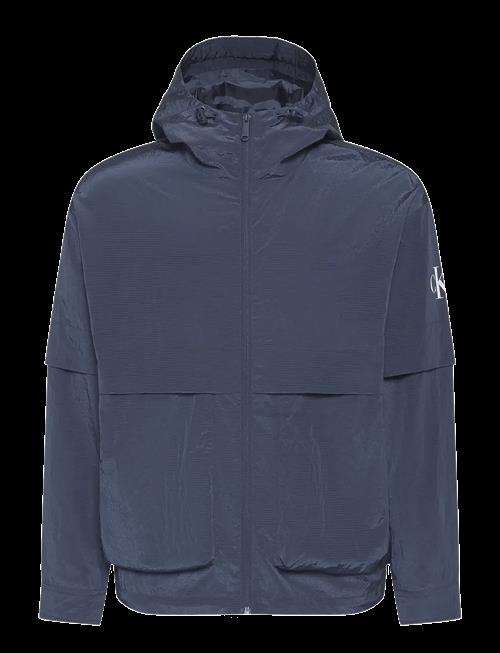 Calvin Klein Jeans | Ls Ripstop Hooded Flange Windbre | XL