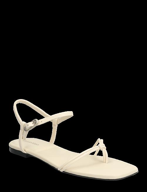 Calvin Klein | Square Flat Sandal Strap Lth | 39