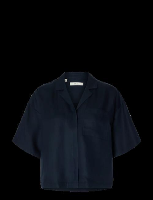 Selected | Slflyra 2/4 Boxy Linen Blend Shirt Noos | 44
