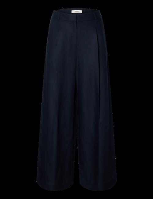 Selected | Slflyra Hw Wide Linen Blend Pant Noos | 38