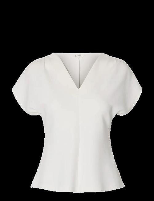 Selected | Slwtenny Ss V-Neck Gathered Top Noos | XS
