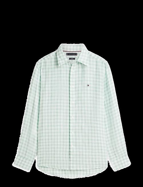 Tommy Hilfiger | Linen Essential Gingham Rf Shirt | L
