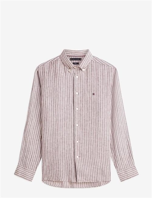 Tommy Hilfiger | Linen Bengal Stripe Rf Shirt | S