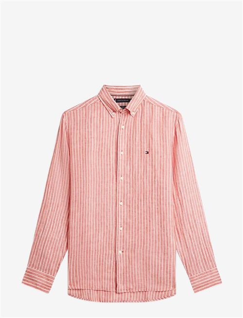 Tommy Hilfiger | Linen Bengal Stripe Rf Shirt | XL