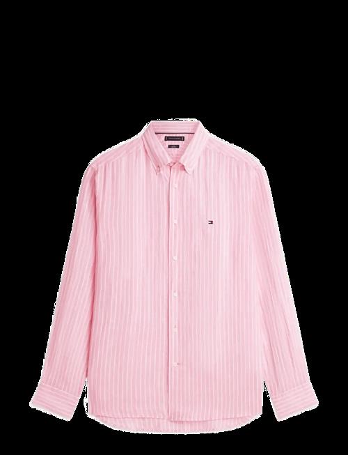 Tommy Hilfiger | Linen Bengal Stripe Rf Shirt | XXL