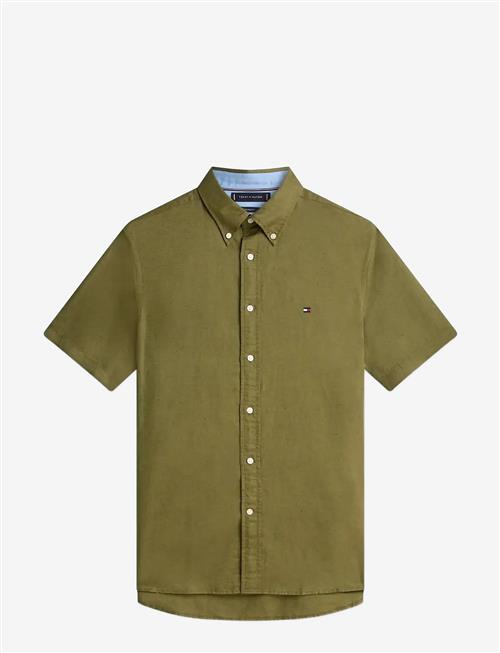 Tommy Hilfiger | Linen Blend Solid Ss Rf Sht | XL
