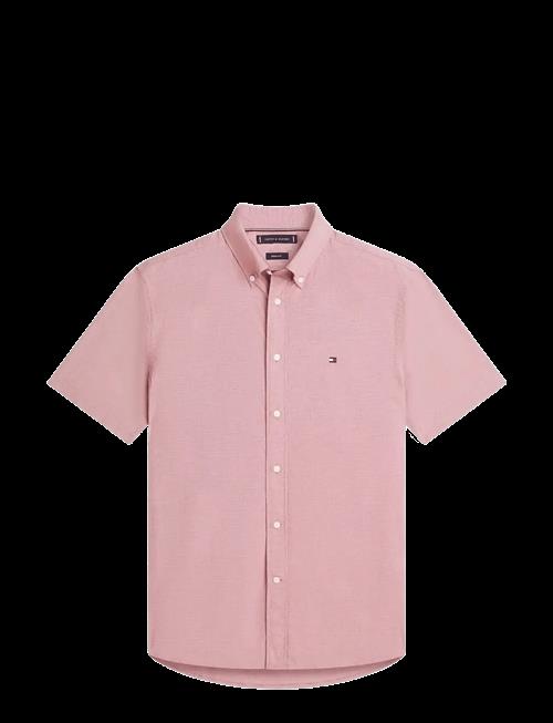 Tommy Hilfiger | Flex Poplin Houndstooth Ss Shirt | S