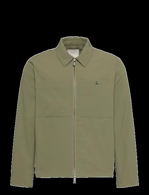 Calvin Klein | Ls Seersucker Blouson Jacket | S