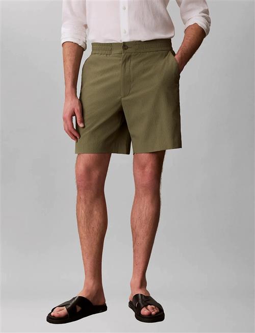 Calvin Klein | Straight Seersucker Elastic 7" S | 30