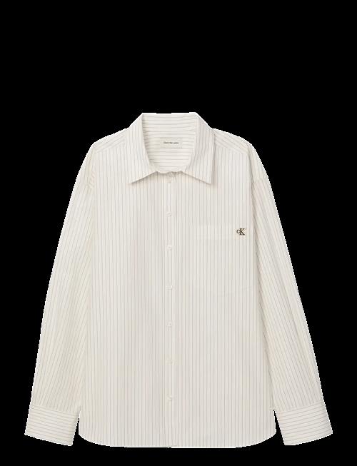 Calvin Klein Jeans | Yarndye Cotton Poplin Relaxed Sh | M