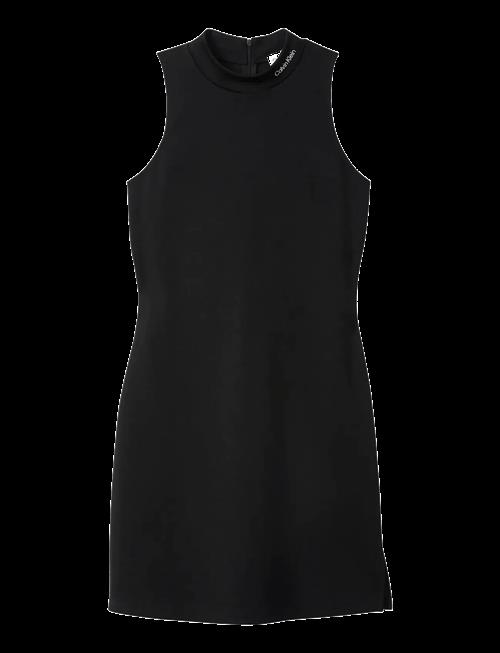 Calvin Klein Jeans | Sl Interlock Mock Nk Mini Dress | M
