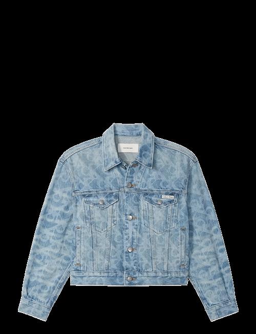 Calvin Klein Jeans | Aop 90S Trucker Jacket Lt Playbi | XXS