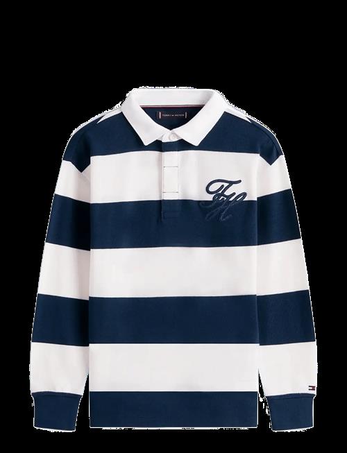 Tommy Hilfiger | Th Script Graphic Rugby Polo Ls | 176