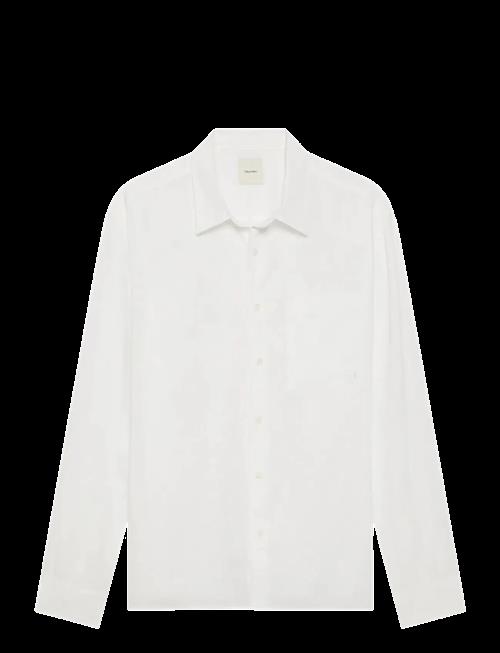Calvin Klein | Ls Solid Linen Classic Shirt | M