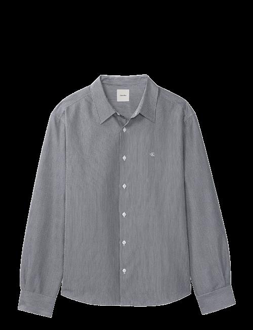 Calvin Klein | Ls Yd Stripe Seersucker Classic | S