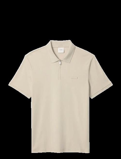 Calvin Klein | Ss Slim Supima Zip Polo | S