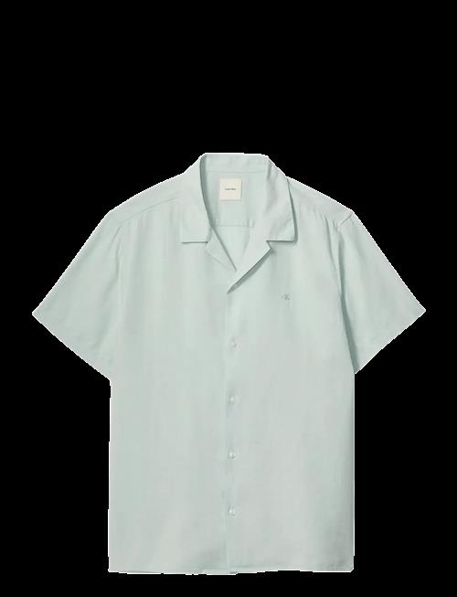 Calvin Klein | Ss Camp Collar Solid Linen Class | XXL
