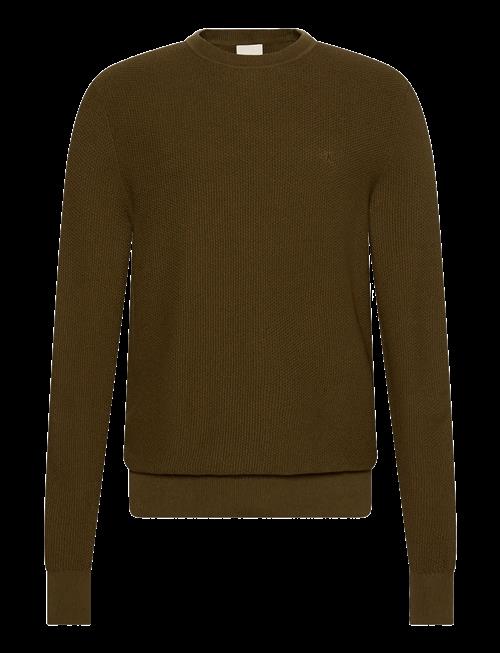 Calvin Klein | Ls Textured Cotton Crewnk Sweate | L