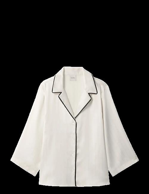 Calvin Klein | Satin Ss Shirt | XS