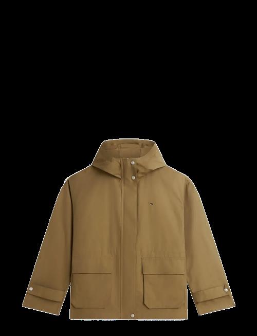 Tommy Hilfiger | Cotton Nylon Utility Short Parka | XL